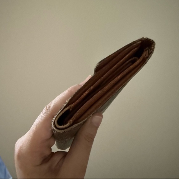 Louis Vuitton Vintage LV Brown Monogram Logo Trifold Wallet - Picture 11 of 15